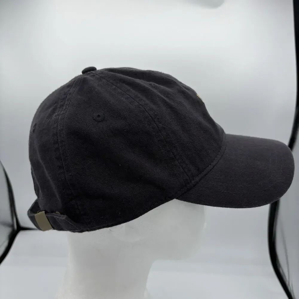 J Crew Hat‎ Cap Golf Unisex Strapback Navy Blue Adj Baseball Flag Green D2